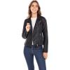 Sebby Collection Women’s Jackets Faux Leather Moto Biker Jacket